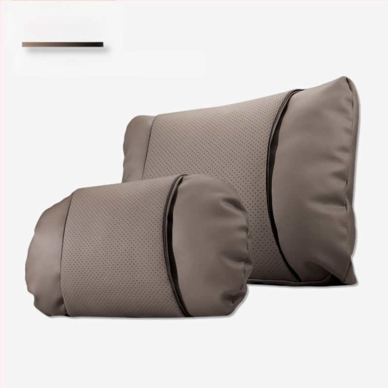 Automašīnas galvas balsta spilvens ar Nappa ādu, pildījums no mākoņu kokvilnas, universāla saskaņošana, pielāgojams