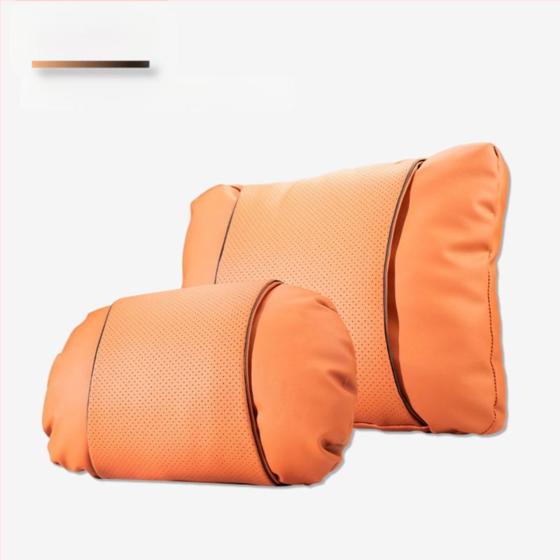 Automašīnas galvas balsta spilvens ar Nappa ādu, pildījums no mākoņu kokvilnas, universāla saskaņošana, pielāgojams