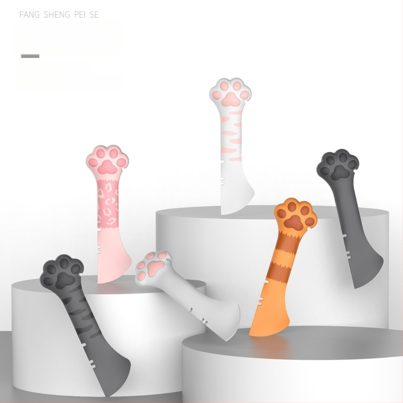 Ανοικτήρας κονσερβών για γάτες και σιλικόνο κουτάλι από την T.Guapi