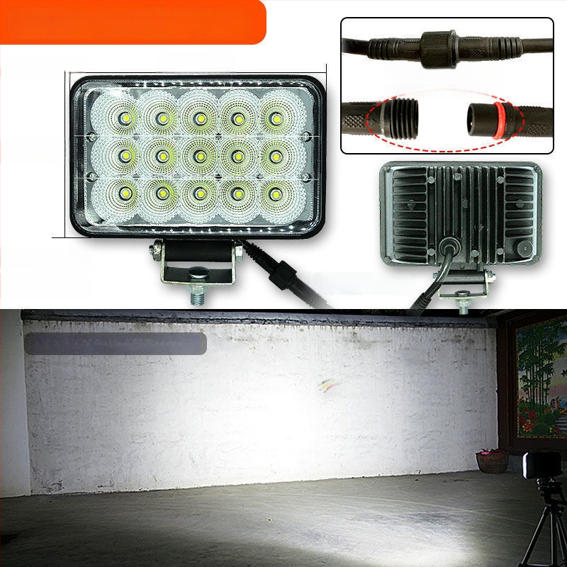 Kaevuri esilatern – kõrge heledusega difuusne kiirgus raske tehnika jaoks