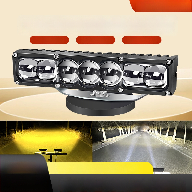 Auto LED lāzera prožektors – 100W LED, 12-60V, Modelis LA7, Alumīnija sakausējums, Der lielākajai daļai automašīnu un kravas automašīnu