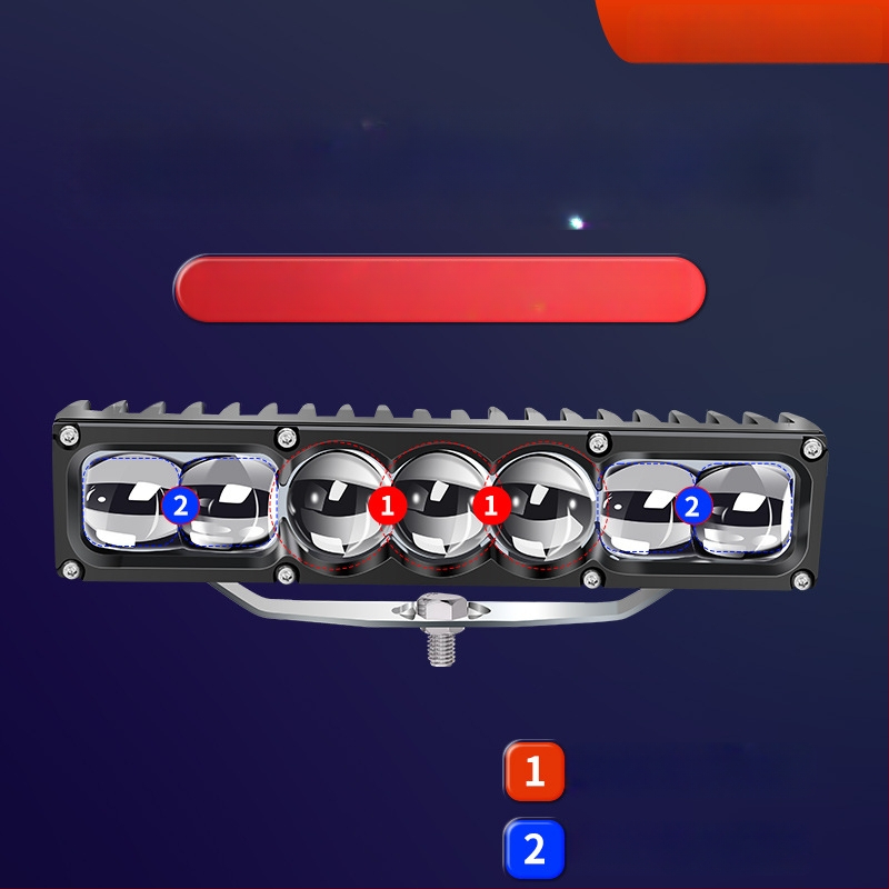 Auto LED lāzera prožektors – 100W LED, 12-60V, Modelis LA7, Alumīnija sakausējums, Der lielākajai daļai automašīnu un kravas automašīnu