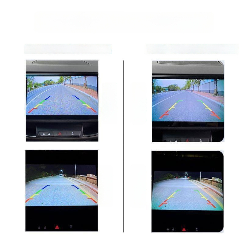 Universális autóba való hátsó kamera napellenzőre szerelve, éjszakai látás, HD, vízálló, CCD/AHD