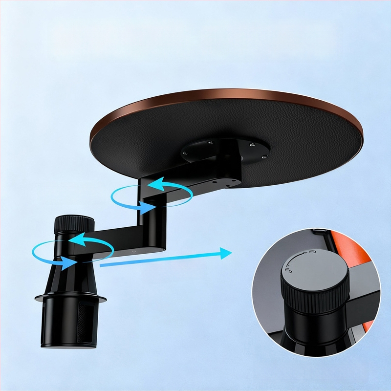 Nipori auto eesistuja laual, 360° pöörlev, mitmekülgne, linane materjal, peidetud paigaldus