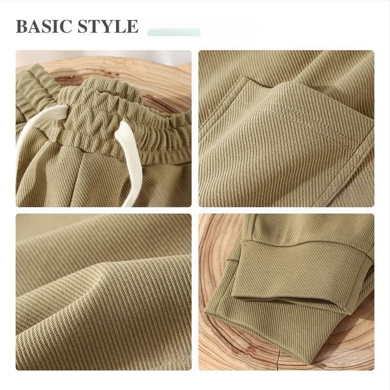 Vīriešu rudens-ziemas brīva piegriezuma sporta bikses ar taisnu piegriezumu, viduklis vidējā, bieza auduma, bambusa šķiedras, elpojošas (viduklis; bieza auduma; bambusa šķiedras; elpojošas)