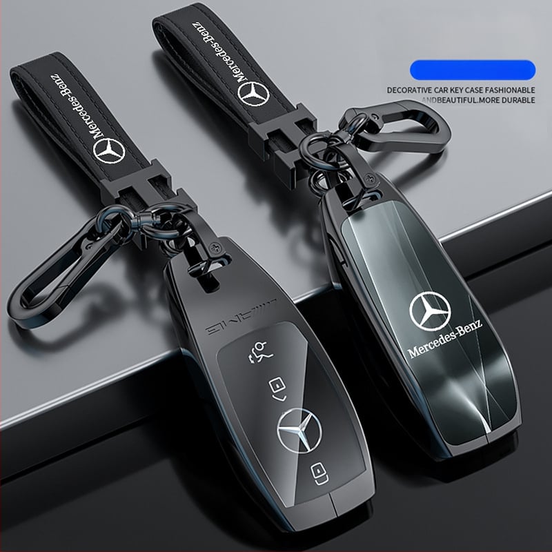 Atslēgu korpuss Mercedes-Benz modeļiem: S‑klase Maybach, C‑klase (C200L), E260L, E300L, GLB, GLC260L; cinka sakausējums; vienkāršs stils