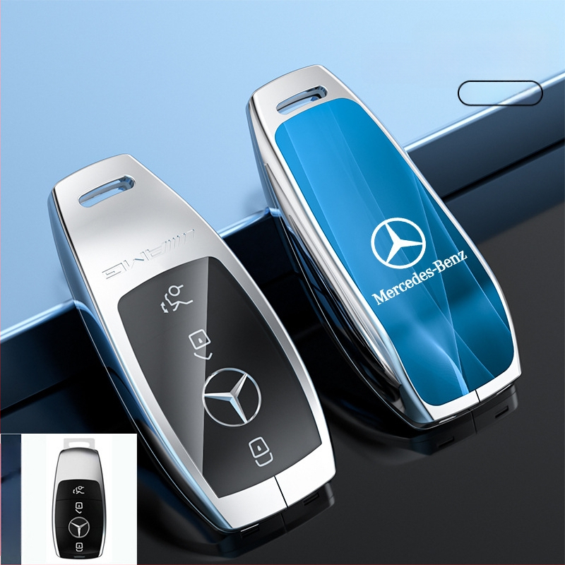 Atslēgu korpuss Mercedes-Benz modeļiem: S‑klase Maybach, C‑klase (C200L), E260L, E300L, GLB, GLC260L; cinka sakausējums; vienkāršs stils