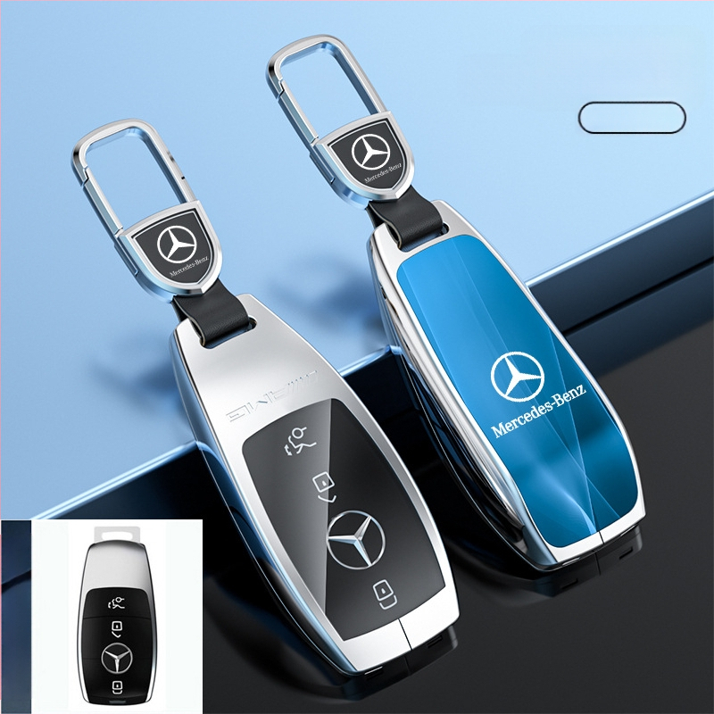 Atslēgu korpuss Mercedes-Benz modeļiem: S‑klase Maybach, C‑klase (C200L), E260L, E300L, GLB, GLC260L; cinka sakausējums; vienkāršs stils