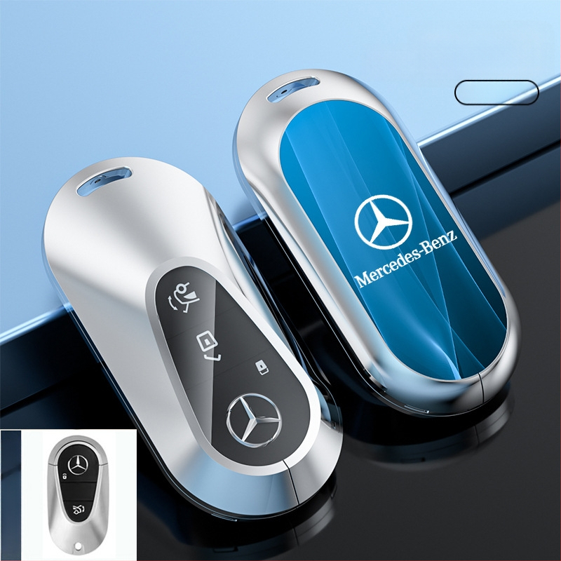 Atslēgu korpuss Mercedes-Benz modeļiem: S‑klase Maybach, C‑klase (C200L), E260L, E300L, GLB, GLC260L; cinka sakausējums; vienkāršs stils