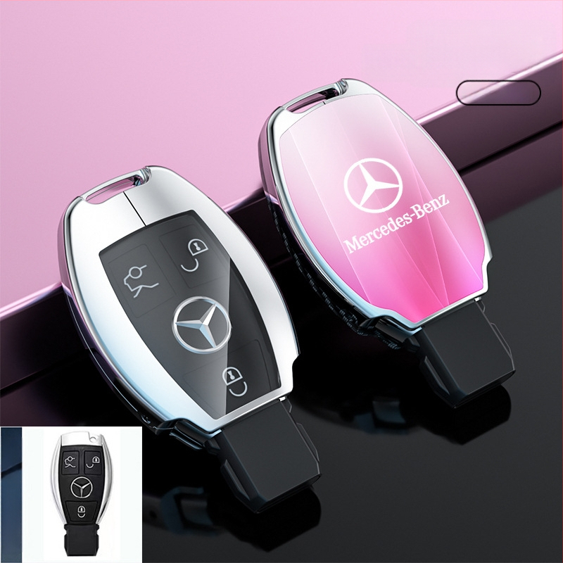 Atslēgu korpuss Mercedes-Benz modeļiem: S‑klase Maybach, C‑klase (C200L), E260L, E300L, GLB, GLC260L; cinka sakausējums; vienkāršs stils