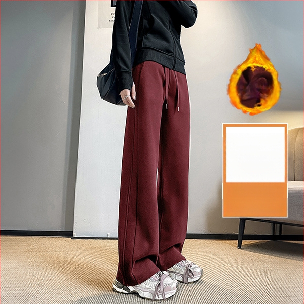 Sieviešu platām kājām kokvilnas bikses, japāņu–korejiešu ikdienas stils, kokvilnas saturs 50–70%, bieza auduma