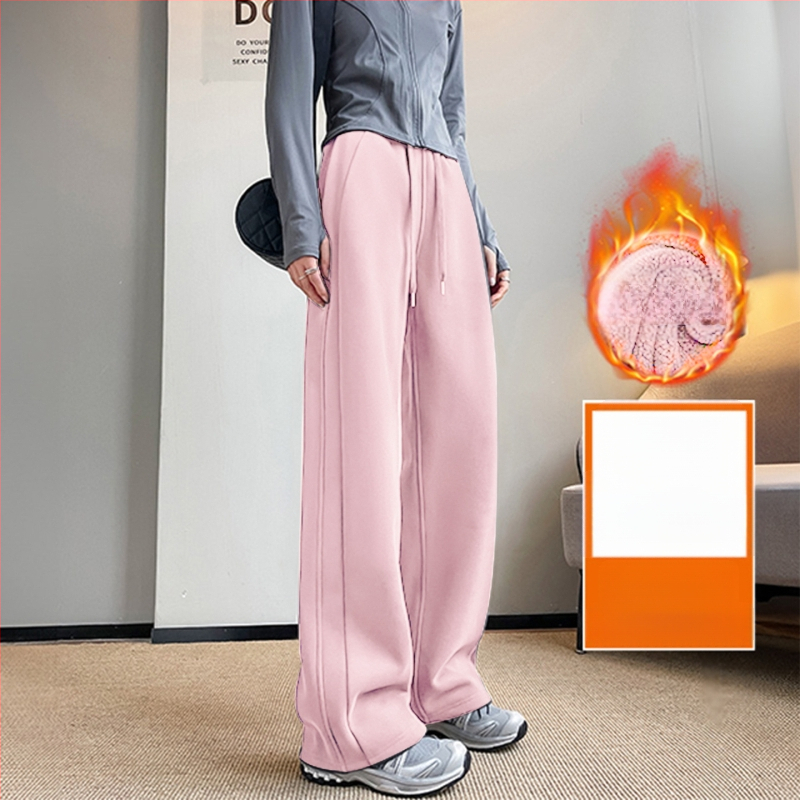 Sieviešu platām kājām kokvilnas bikses, japāņu–korejiešu ikdienas stils, kokvilnas saturs 50–70%, bieza auduma