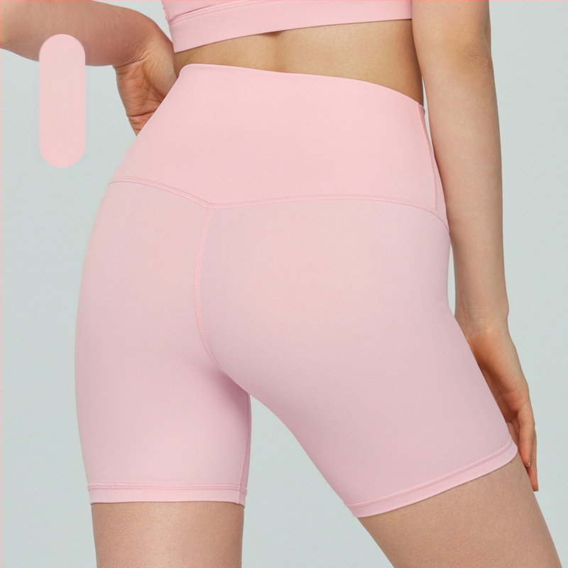 Sieviešu jogas šorti ar augstu jostu un sēdvietas pacēlāju, elpojošs audums, 80% neilons, 20% Lycra, garums 4/4, slim fit.