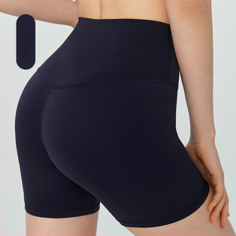 Sieviešu jogas šorti ar augstu jostu un sēdvietas pacēlāju, elpojošs audums, 80% neilons, 20% Lycra, garums 4/4, slim fit.