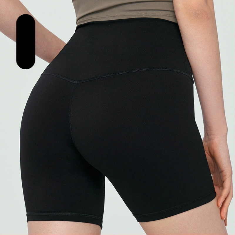 Sieviešu jogas šorti ar augstu jostu un sēdvietas pacēlāju, elpojošs audums, 80% neilons, 20% Lycra, garums 4/4, slim fit.