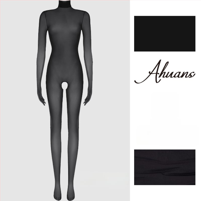 Najlon bodistocking • seksi • tanak materijal • za oblikovanje nogu • s nogama