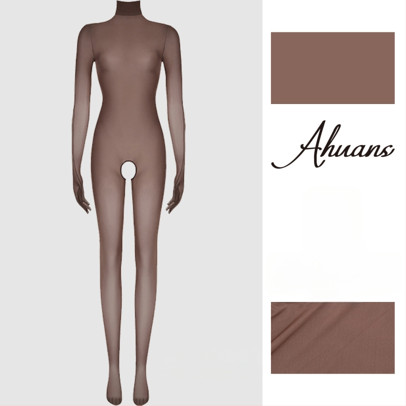 Najlon bodistocking • seksi • tanak materijal • za oblikovanje nogu • s nogama