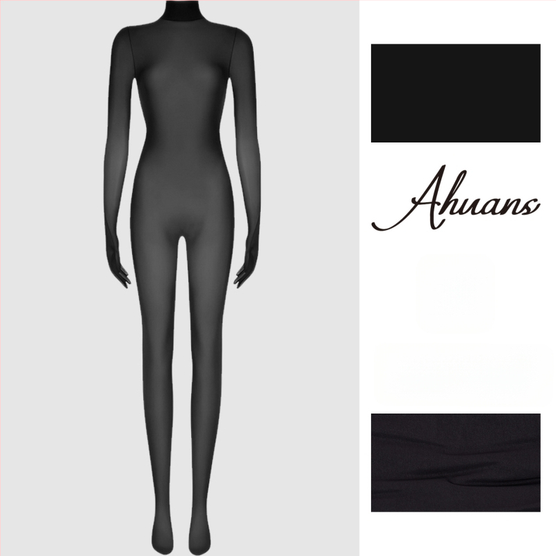 Najlon bodistocking • seksi • tanak materijal • za oblikovanje nogu • s nogama