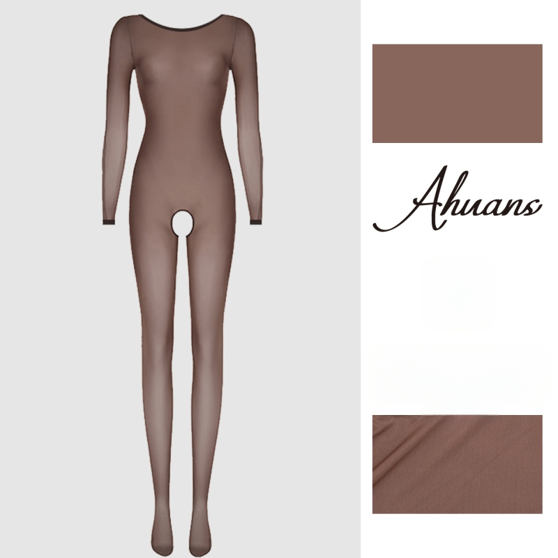 Najlon bodistocking • seksi • tanak materijal • za oblikovanje nogu • s nogama