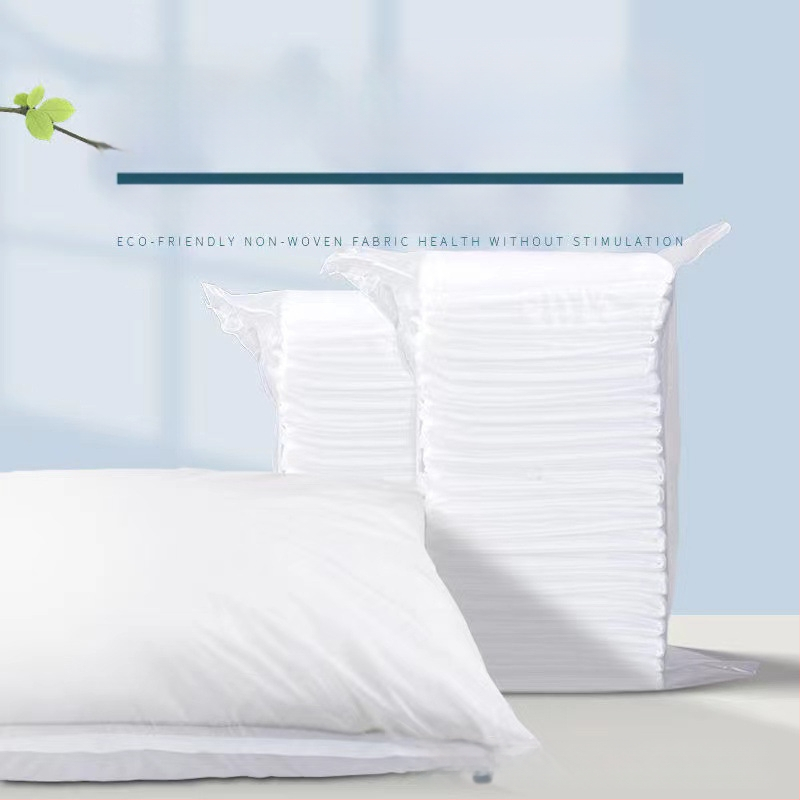 Kelioninis vienkartinis patalynės komplektas – keturių dalių rinkinys, SMS medžiaga, antklodės užvalkalas ir pagalvės užvalkalas