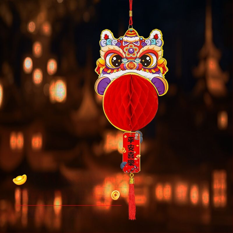 Iekštelpu dekoratīvā laterna, ziema melona formā, klasiskā stila Yi Hui zīmols, materiāls: cits