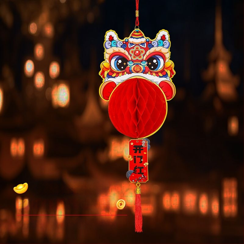 Iekštelpu dekoratīvā laterna, ziema melona formā, klasiskā stila Yi Hui zīmols, materiāls: cits