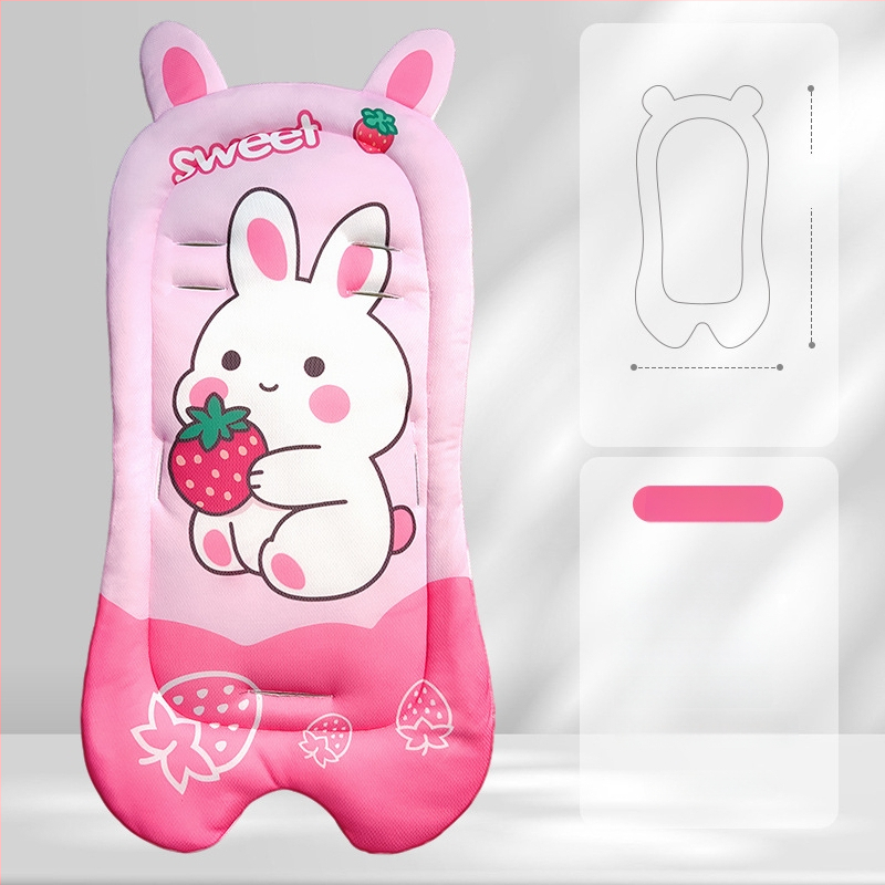 Blue Cloud pehme beebi vankri jaoks – polsterdatud matt vankrile ja söögitoa iste jaoks, sobib 0–5-aastastele