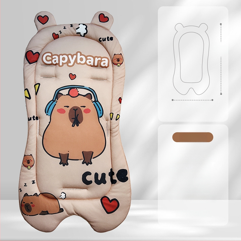 Blue Cloud pehme beebi vankri jaoks – polsterdatud matt vankrile ja söögitoa iste jaoks, sobib 0–5-aastastele