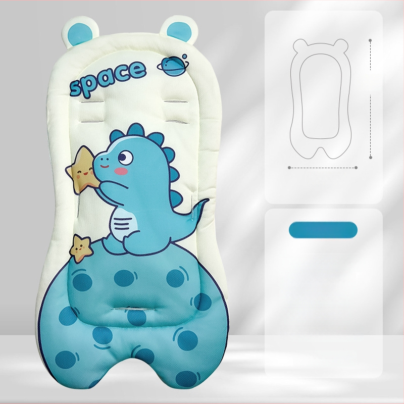 Blue Cloud pehme beebi vankri jaoks – polsterdatud matt vankrile ja söögitoa iste jaoks, sobib 0–5-aastastele