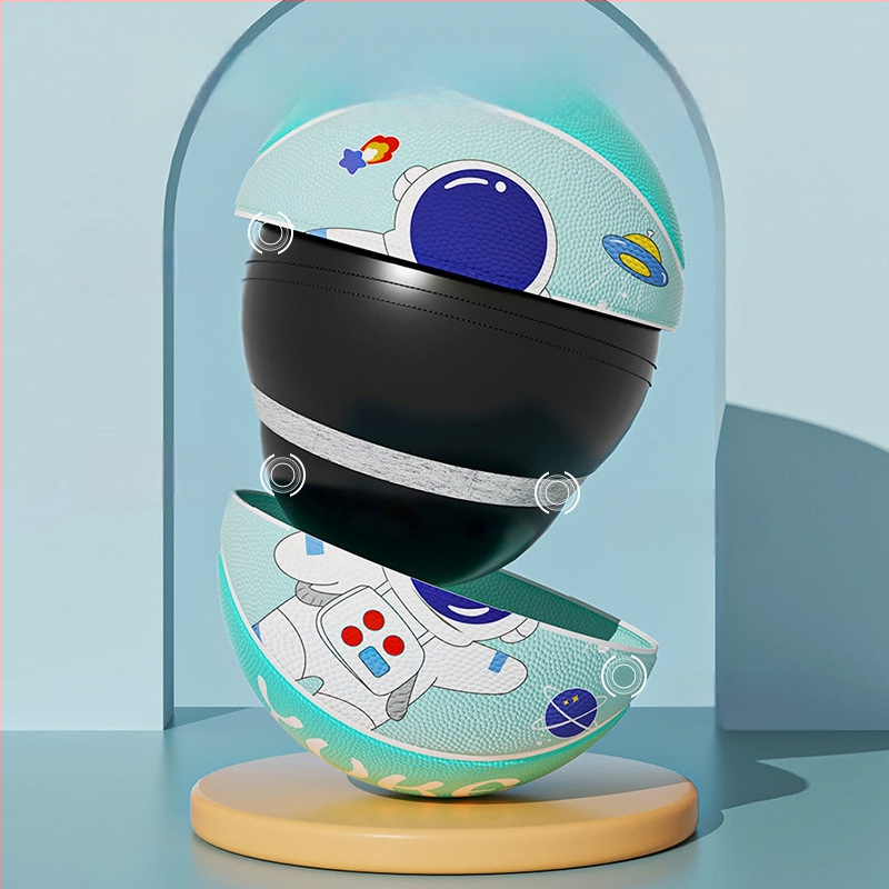 Basketbols bērniem — Yuke gumijas trenēšanās bumba, piemērota bērniem, paredzēta basketbola treniņiem