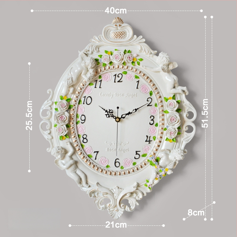 Fali óra, rombusz alakú, sweep másodperces mozgás, elemmel működő, gyantából készült