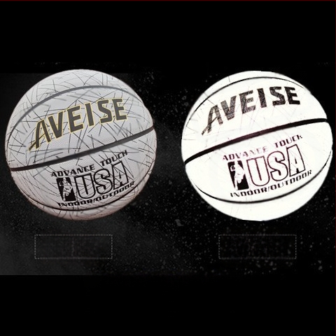 Avis basketbola bumba — superfinas šķiedras materiāls, drukāts zīmogs, pielāgošana pieejama, piemērota basketbola treniņiem un citām bumbas spēlēm