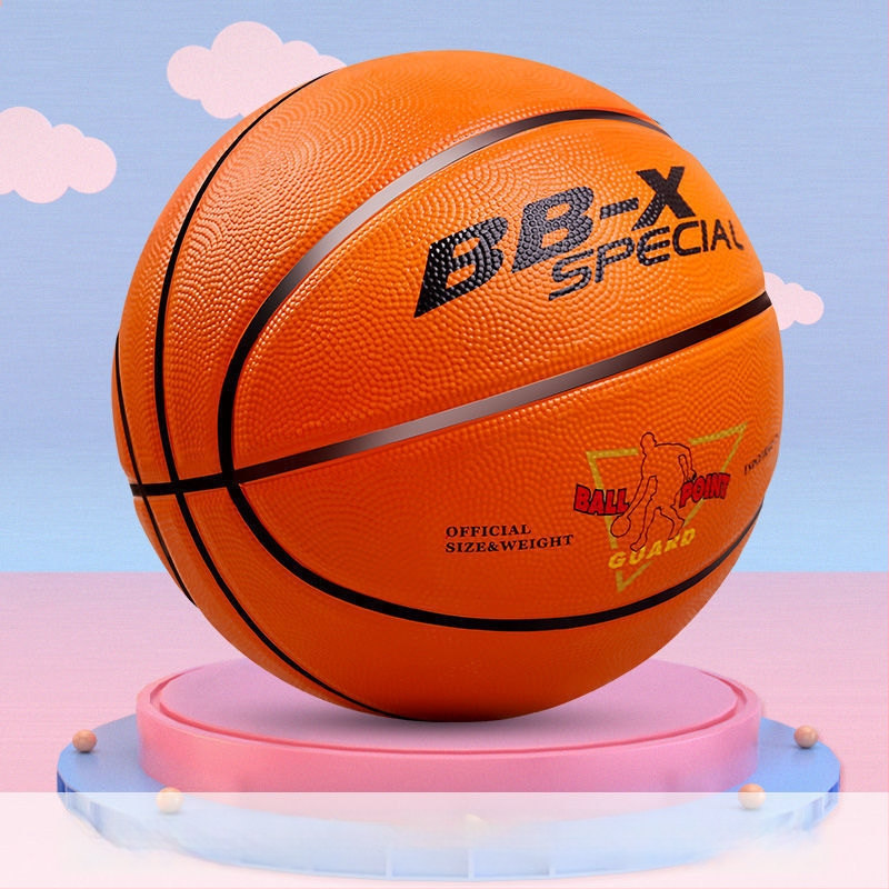 Bērnu basketbola bumba no sintētiskās gumijas, ar logotipa druku, pielāgojama, treniņiem