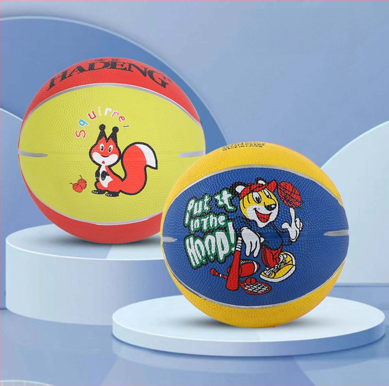 Bērnu gumijas basketbola bumba iekšējai un ārējai lietošanai; Materiāls: Gumija; Kategorija: Basketbols; Bērniem; Logotipa drukāšana: Pieejama; Pielāgošana: Jā