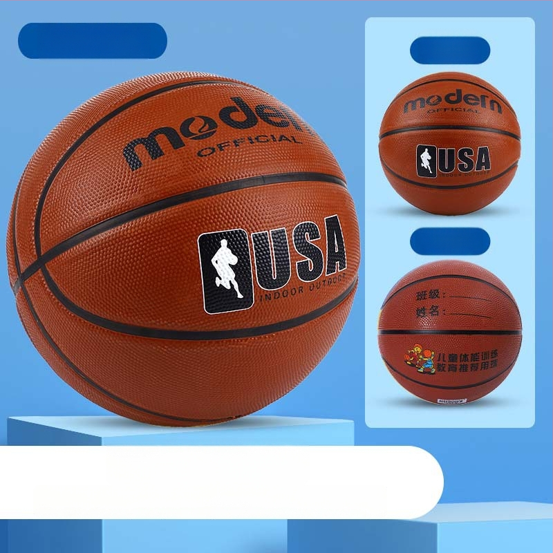 Bērnu gumijas basketbola bumba iekšējai un ārējai lietošanai; Materiāls: Gumija; Kategorija: Basketbols; Bērniem; Logotipa drukāšana: Pieejama; Pielāgošana: Jā