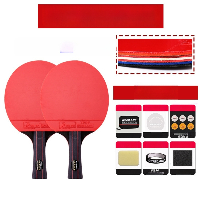 Lauatennise reket: otsene löök, PE plaat, pikk liimgum, kohandatav, trükitud logo