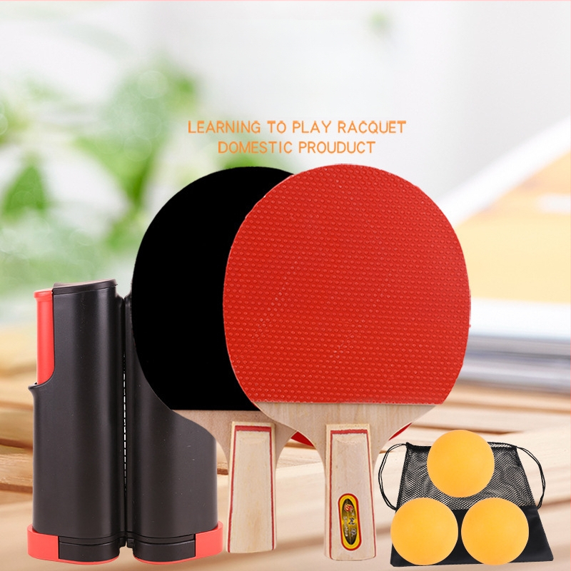 Lauatennise statiivide komplekt kaasaskantava tõmmatud võrgu hoidjaga, ABS materjal, standardomadused, sisaldab 3 palli