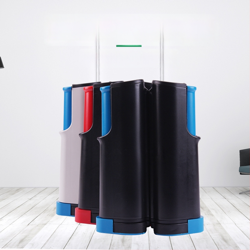 Lauatennise statiivide komplekt kaasaskantava tõmmatud võrgu hoidjaga, ABS materjal, standardomadused, sisaldab 3 palli