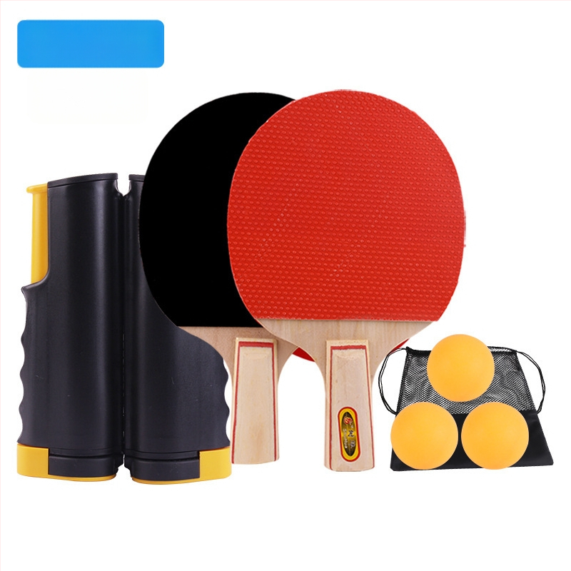 Lauatennise statiivide komplekt kaasaskantava tõmmatud võrgu hoidjaga, ABS materjal, standardomadused, sisaldab 3 palli