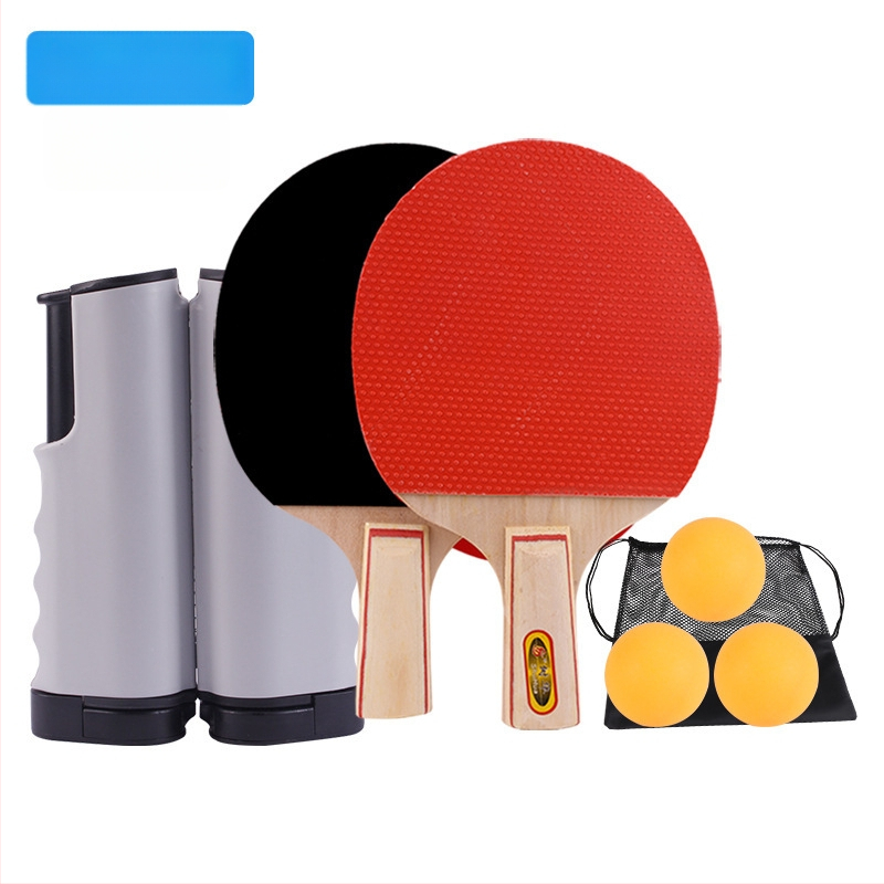 Lauatennise statiivide komplekt kaasaskantava tõmmatud võrgu hoidjaga, ABS materjal, standardomadused, sisaldab 3 palli