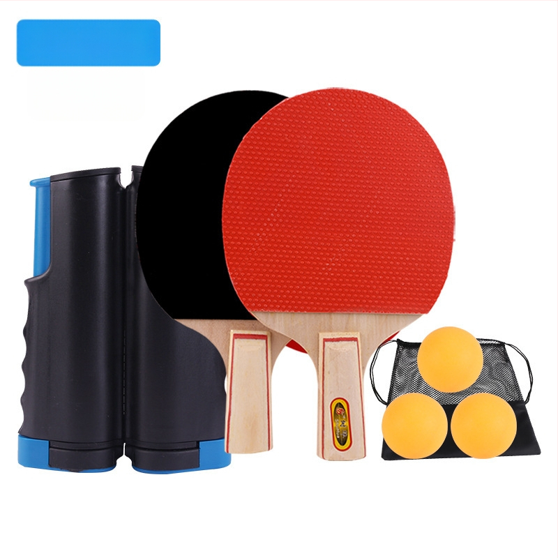 Lauatennise statiivide komplekt kaasaskantava tõmmatud võrgu hoidjaga, ABS materjal, standardomadused, sisaldab 3 palli