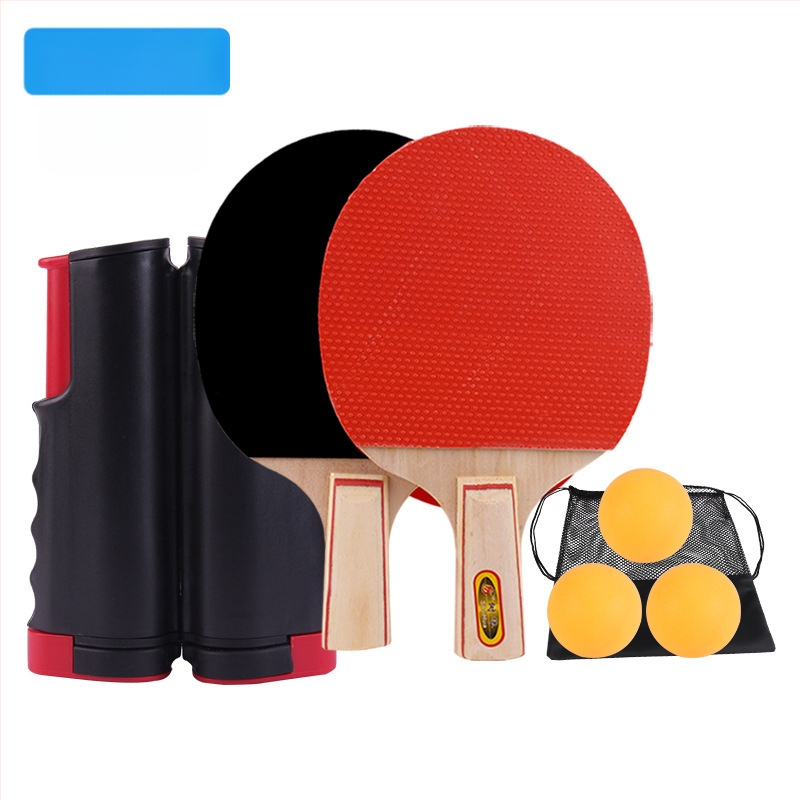 Lauatennise statiivide komplekt kaasaskantava tõmmatud võrgu hoidjaga, ABS materjal, standardomadused, sisaldab 3 palli