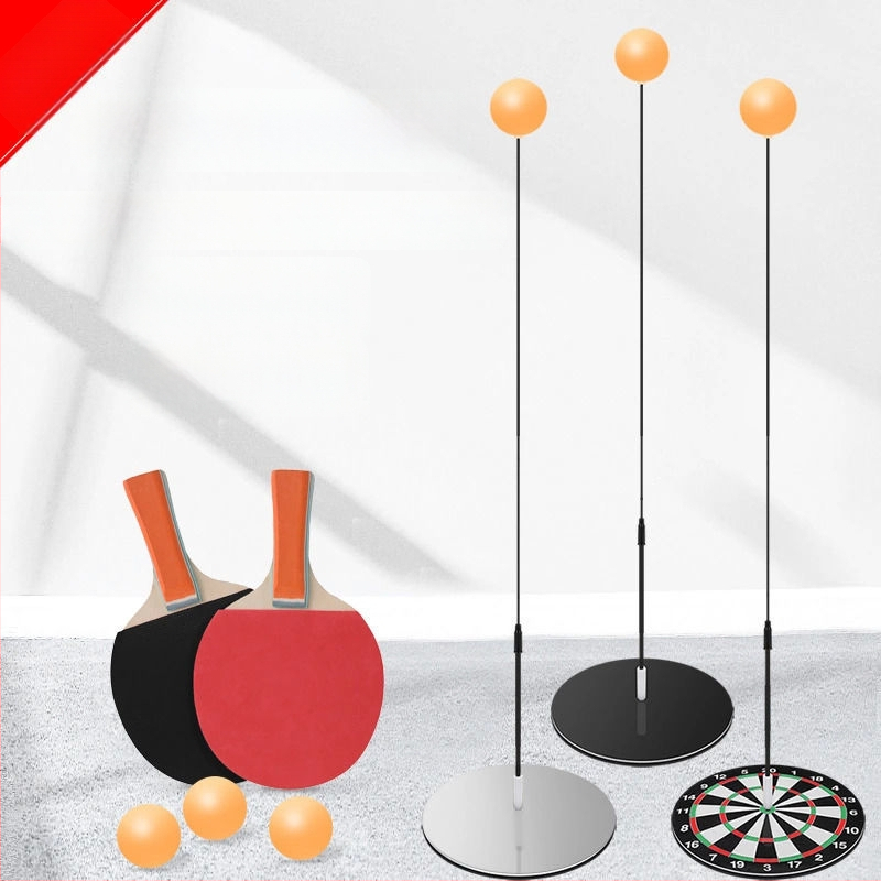 JIANQING lauatennise treener elastse võlliga, siseüksuse üksiktreeningukomplekt, PP materjal