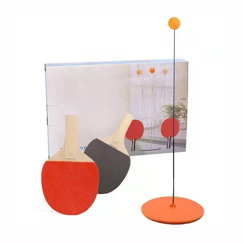 JIANQING lauatennise treener elastse võlliga, siseüksuse üksiktreeningukomplekt, PP materjal