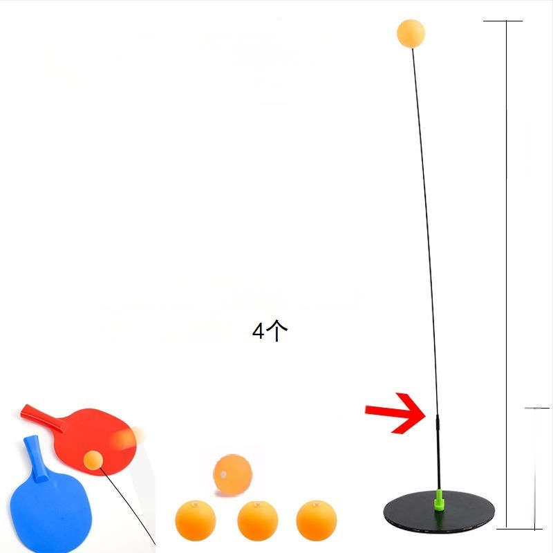 JIANQING lauatennise treener elastse võlliga, siseüksuse üksiktreeningukomplekt, PP materjal
