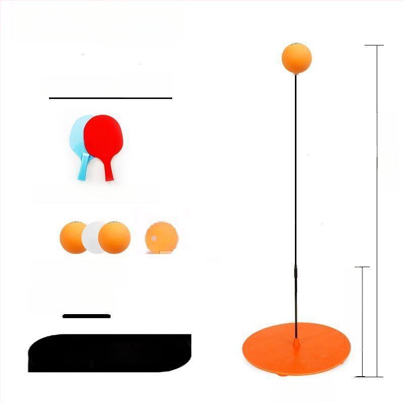 JIANQING lauatennise treener elastse võlliga, siseüksuse üksiktreeningukomplekt, PP materjal