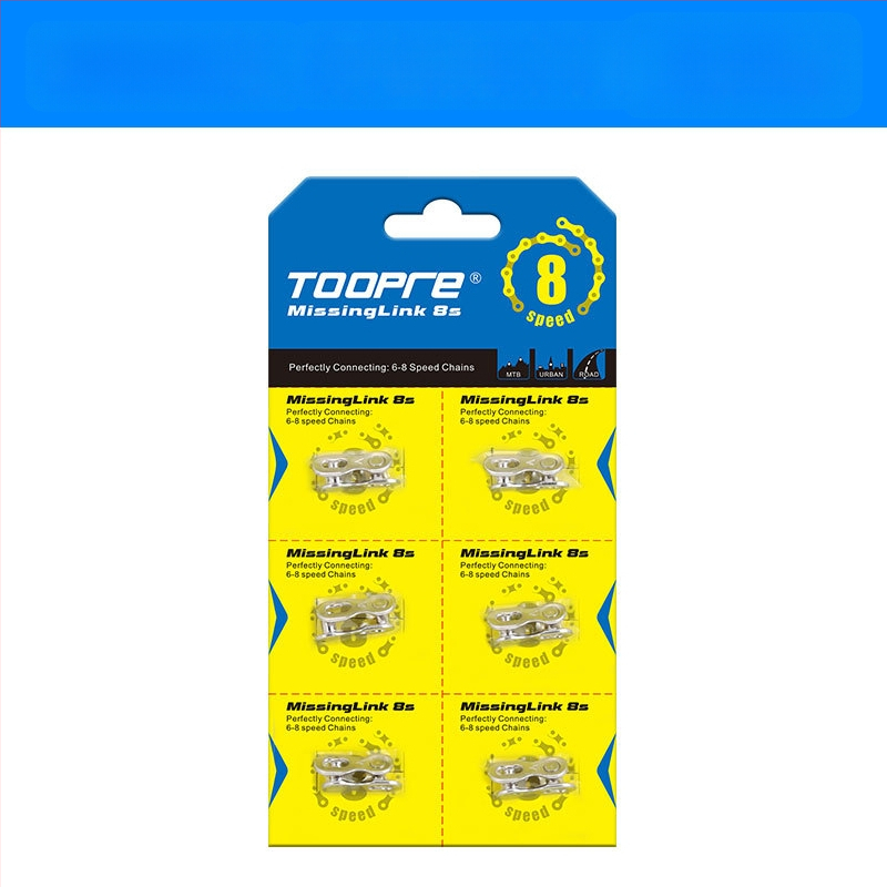 TOOPRE metallist kettaluku mägirattale kiirkinnitusega, sobib MTB 8–12 kiirusega ja teedel 24/27/30 kiirusega, karbis