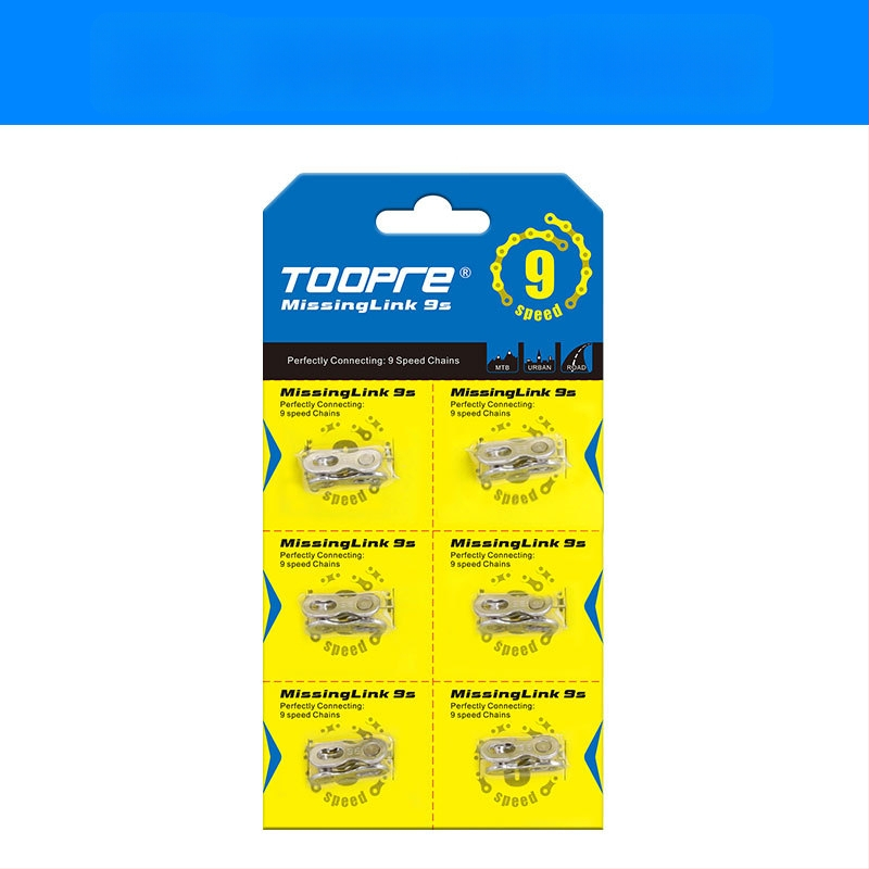 TOOPRE metallist kettaluku mägirattale kiirkinnitusega, sobib MTB 8–12 kiirusega ja teedel 24/27/30 kiirusega, karbis