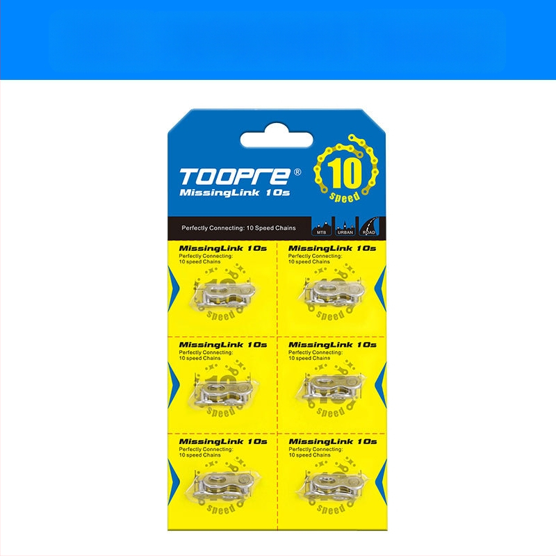 TOOPRE metallist kettaluku mägirattale kiirkinnitusega, sobib MTB 8–12 kiirusega ja teedel 24/27/30 kiirusega, karbis