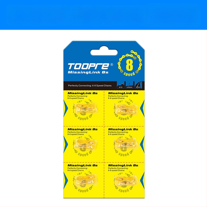 TOOPRE metallist kettaluku mägirattale kiirkinnitusega, sobib MTB 8–12 kiirusega ja teedel 24/27/30 kiirusega, karbis